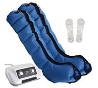 Machine de Pressothérapie | Bottes Pressothérapie Drainage Lymphatique | Pressothérapie Jambes Et Ventre | Masseur Jambes Drainage Lymphatique | Appareil Pressothérapie (Bleu, 2 legs)