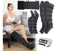 Machine De Pressothérapie, Bottes Pressothérapie XL, Masseur Jambes Drainage Lymphatique, 6 Chambre Pressothérapie Jambes Lipoedeme Appareil, Massage Et Relaxation