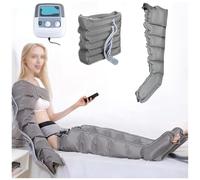 Machine de pressothérapie pour drainage lymphatique, bottes à 6 cavités pour soulager la circulation, bandages bras, jambes, taille, mollet et cheville pour soulager la douleur et se détendre