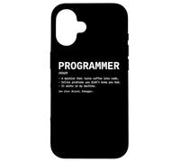 Machine de Programmation résout Les problèmes Geek Tech Coque pour iPhone 16