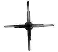 Machine de publicité Holographique 3D 510x1400P 17,7 de Diamètre Carte Mémoire 8 Go Projecteur d'hologramme de Ventilateur 3D Noir pour Centres Commerciaux pour (Prise UE)