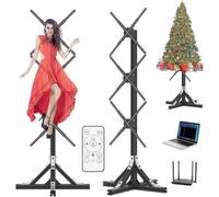 Machine de publicité holographique LED, ventilateur rotatif 3D avec télécommande/application/contrôle par ordinateur, luminosité réglable et angle de vue pour centres commerciaux