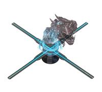 Machine De Publicité Ventilateur Holographique 3D 244-722 LED Signe Néon Lecteur HD Intelligent Prend en Charge l'image Vidéo Logo Lumière Largement Applicable(45cm HD Edition)