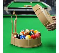 Machine de rangement pour boules de billard - Distributeur semi-automatique pour snooker et neuf balles - Aide à la précision imprimée en 3D pour un placement précis et une pratique des compétences