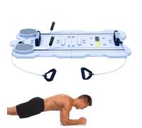 Machine de réaménagement de Pilates pour la Maison - Roue à Rouleau pour abdominaux à Automatique Pliable | Planche d'entraînement pour Le Corps Complet | Planche Abdominale Mul