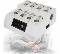 Machine de réchauffage de pâte à souder avec alarme de synchronisation, fonction de décongélation intelligente et de chaleur, 8 trous, idéale pour les applications de colle rouge SMT