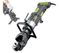 Machine de redressage de cintrage de barres de renfort hydraulique portative, cintreuse de barres d'armature hydraulique électrique 1400 W, for l'utilisation de mots routiers de construction(25Type)