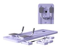 Machine de réformateur de pilates avec minuterie | Roues d'exercice avec support de coude | Machine de pilates abdominaux | Planche d'entraînement des abdominaux | Planche d'entraînement des