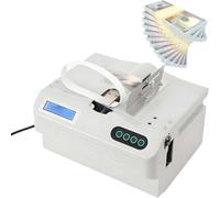 Machine de regroupement de billets de banque avec longueur de ruban de cerclage réglable, emballeuse d'argent automatique intelligente, machine de regroupement automatique