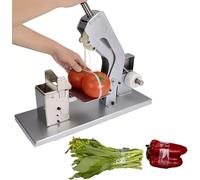 Machine de regroupement de légumes semi-automatique avec design à double sangle et table de travail réglable pour magasins d'aliments frais et fermes de légumes