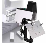 Machine de Reliure Bureau Électrique - Robuste, Rapide Automatique, Commutateur De Couture Plat/Selle, Force Réglable 1-9 Niveaux, Agrafeuse Électrique