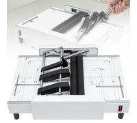 Machine de reliure et de pliage, machine de fabrication de brochures A3, équipement de reliure et d'agrafage de brochures pliées pour imprimeries et écoles 5nails