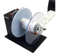 Machine de rembobinage d'étiquettes de codes-barres autocollantes, enrouleur automatique bidirectionnel d'étiquettes de vêtements, couple élevé DS803 110, solution d'étiquetage efficace pour la