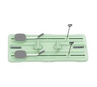 Machine de remise à niveau de Pilates pour la maison - Green Automatic Rebound Pilates Board | AB Roller Training Board | Multifonction avec genouillère - AB Core Trainer & Full Body | at Home Pilates