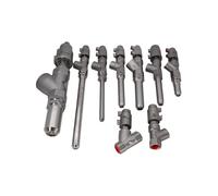 Machine de remplissage avec tige d'extension en acier inoxydable DN25, buse de décharge pneumatique anti-goutte, vanne de remplissage