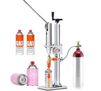 Machine de remplissage d'aérosol, bombe aérosol de remplissage de gaz pour bouteille de 25,4 mm, équipement de recharge pour conteneurs de 60 à 330 mm de hauteur, solution de recharge de peinture par