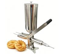 Machine de remplissage de beignet commerciale, injecteur de gelée manuel 5L, machine de remplissage manuelle de crème de gelée de beignet for les boulangeries de cuisine de restaurant(Shortbeak)