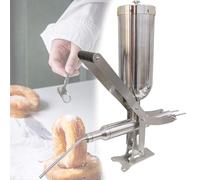 Machine de remplissage de comptoir - Kit de remplissage de churro et crème en acier inoxydable pour boulangeries et magasins de desserts - Parfait pour une utilisation en cuisine