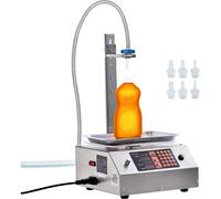 Machine de remplissage de liquide de pte Vevor 30-15000g 17L / min de grande dbit de dbit Machine de remplissage de bouteille automatique pour