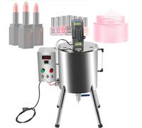 Machine de remplissage de pâte liquide, 15 L/4 gal 30 L/8 gal, machine de remplissage et de mélange chauffant pour rouge à lèvres, cuve d'agitation pour dissoudre et remplir crèmes et liquides (30 l