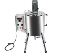 Machine de remplissage de pâte liquide pour rouge à lèvres, cuve de mélange et d'agitation chauffante, vitesse de remplissage 20-45 bouteilles/min pour dissoudre et remplir crèmes et liquides dans l