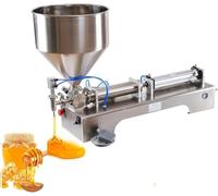 Machine De Remplissage De Pâte Machine De Remplissage De Shampooing, Machine De Remplissage De Crème Semi-Automatique pour Huile Essentielle De Shampooing à La Crème, en, 1 Head, 10-100ML