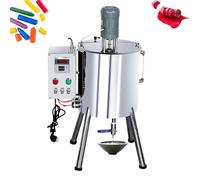 Machine de remplissage de rouge à lèvres, système de mélange de chauffage électrique 15L/30L, 1400W pour bougie et rouge à lèvres, température réglable de 90 à 300° avec buse de décharge