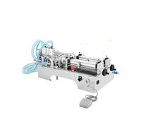 Machine de remplissage liquide pneumatique 100-1000ML avec remplisseur bouteilles automatique commercial à double buses for boissons cosmétiques l'huile Assurer la Stabilité