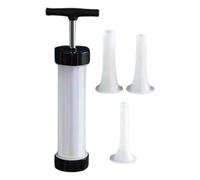 Machine de remplissage : manuelle, acier inoxydable, fabricant de saucisses | Petit outil de remplissage de viande, équipement de cuisine | Kit de rellen de hot-dog fait maison | Dispositif de