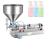 Machine de remplissage pneumatique avec grande trémie pour différents matériaux de viscosité, fonctionnement manuel ou automatique, faible taux d'erreur