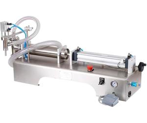 Machine de Remplissage Pneumatique pour Liquides, Remplisseuse Semi-Automatique en Acier Inoxydable Haute Précision (±0.5%) - Eau, Jus, Lait, Alcool, Sirop, Cosmétiques, Pharmaceutiques