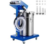 Machine De RevêTement en Poudre éLectrostatique 45L 50W avec Peinture à Pistolet De PulvéRisation 450g par Minute Wx-958 SystèMe De RevêTement en Poudre
