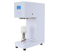 Machine de Scellage Automatique de Boîtes de Conserve, Sertisseuse Commerciale avec écran LCD et Compteur, Hauteur Réglable pour Les Maisons, Les Bars, Cafés et Les Magasins de Boissons White