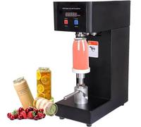 Machine de scellage automatique de canettes, machine de scellage de gobelets semi-automatique, machine de sertissage réglable en hauteur de 5,5 à 8,3 pouces, pour sceller les bouteilles Black