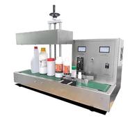 Machine de scellage automatique pour flacons alimentaires et pharmaceutiques, scelleuse de bouchons à induction électromagnétique continue, pour bouchons de bouteilles en plastique et en verre, 120