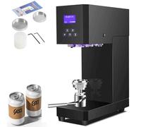 Machine de scellage de canettes commerciale, 370 W avec écran LED pour une étanchéité rapide des canettes et des bouteilles en aluminium, idéale pour les cafés et les boutiques, temps de scellage de 4