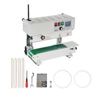 Machine de Scellage de Sacs en Continu-VEVOR-Largeur de Scellage 6-12 mm-Scelleuse à Bande Verticale Acier Inoxydable