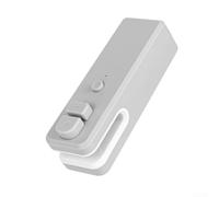 Machine de scellage et coupe-sachets 2 en 1, rechargeable par USB, pour sacs à collation, conservation portable de la fraîcheur des aliments pour la cuisine et les voyages, blanc/rose/gris (gris)