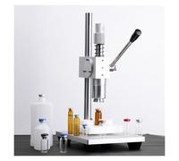 Machine de scellage manuelle pour flacon de table de 13 mm: plastique aluminium, hauteur réglable, dispositif de verrouillage réglable pour sertir les bouchons, 10-30 flacons