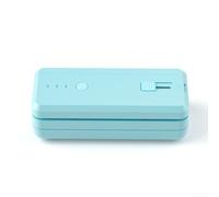 Machine de scellage thermique portable, scellant de sac portable rechargeable (bleu)