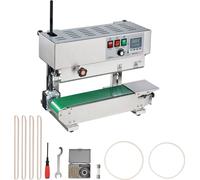machine de scellage vertical en continu 600W - Scelleuse haute performance pour emballages - Idéale pour l'alimentaire et l'industrie