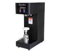 Machine de scellant automatique, 180 W Electric Commercial Can Sceller avec comptoir et écran LCD, réglable en hauteur 14-21 cm, adapté à 5,5 cm de diamètre, pour le café au thé au lait black