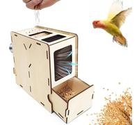 Machine de séparation de grains pour grains divers - Machine de criblage des aliments pour oiseaux avec ventilateur et tiroir, sortie d'air en maille pour millet, riz, graines de melon