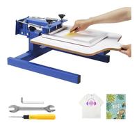 Machine De Sérigraphie-Duoku- 1 Couleur- 1 Station- 21,2 X 17,7 Pouces- Palette Double Couche- Tension Réglable