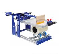 Machine de sérigraphie incurvée pour produits cylindriques et coniques | Machine de sérigraphie incurvée pour articles cylindriques et coniques, idéale pour l'impression manuelle sur différentes