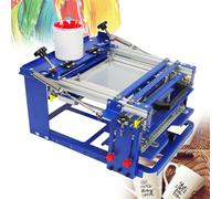 Machine de sérigraphie manuelle pour articles coniques - Design push-pull avec anneaux de positionnement et rembourrage anti-collision pour cadeaux promotionnels personnalisés