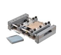 Machine de sérigraphie manuelle, station d'impression en maille d'acier avec grattoir de 80 mm pour les amateurs d'électronique, mini imprimante de pochoir de pâte à souder