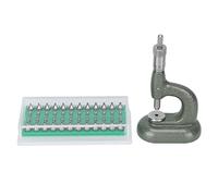 Machine de sertissage de, outil professionnel de réglage de la profondeur pour pierres précieuses, outil de réparation de montres en acier inoxydable avec 48 trous pour stra