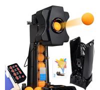 Machine de service automatique de tennis de table avec rotation réglable et accessoires d'entraînement