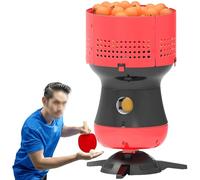 Machine de service de tennis de table, vitesse et fréquence réglables, robot de ping-pong avec réservoir amovible de 90 balles, pour exercices rapides